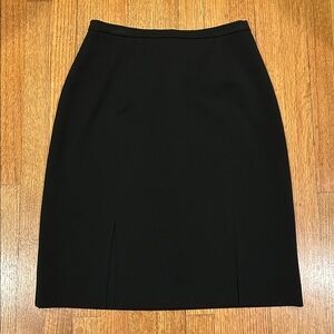 Elliott Lauren Classic Black Skirt with Slits in Front Size 10